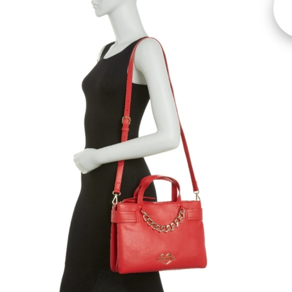 LOVE MOSCHINO Borsa PURosso Satchel handbag
